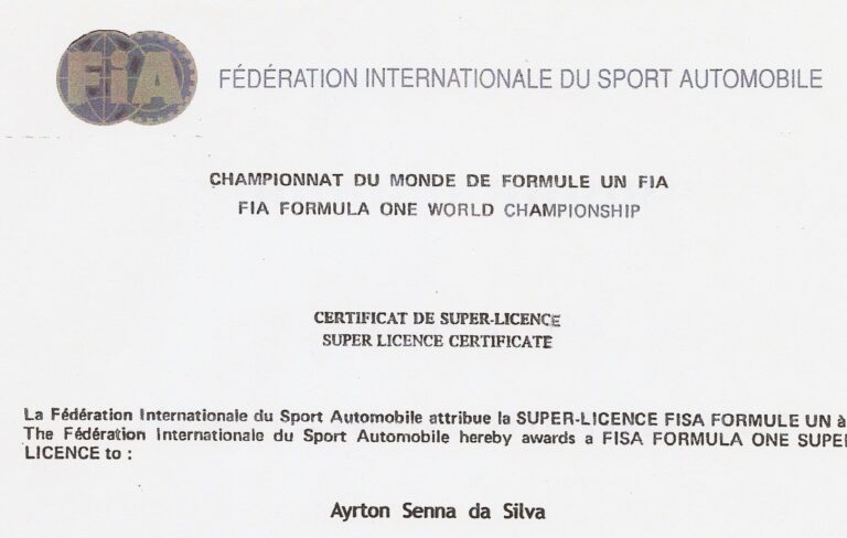 F1 FIA Super License