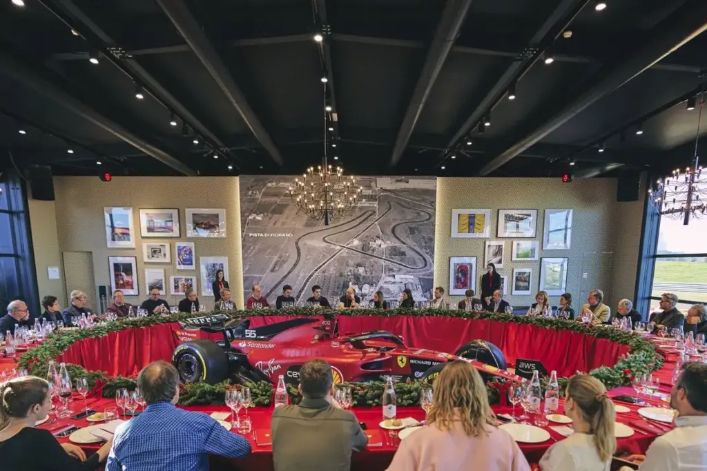 ferrari f1 christmas lunch